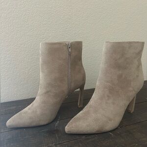 Vici Tan Suede Booties